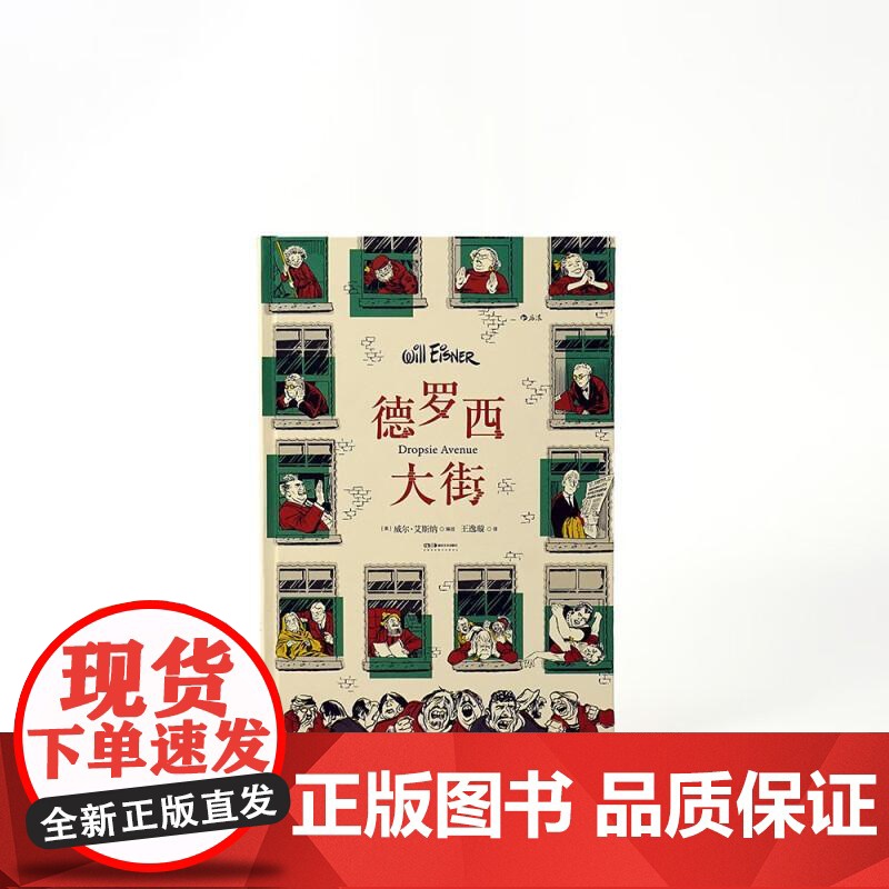 德罗西大街 威尔艾斯纳著作 与神的契约三部曲之一 社会变迁浮世记录 经典图像小说 漫画书籍 后浪出版高清大图