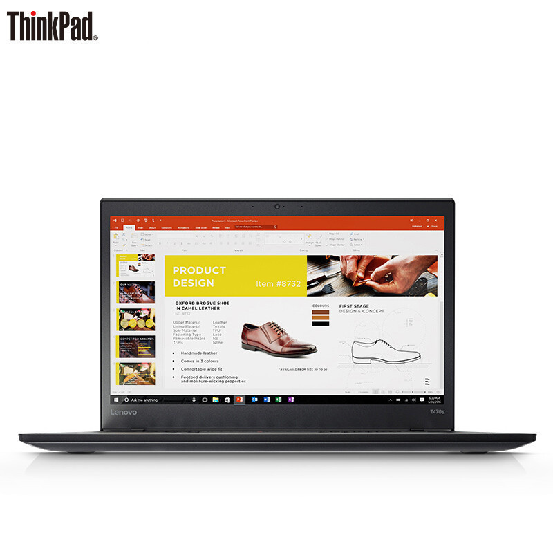 联想ThinkPad T470s(0YCD)英特尔® 酷睿™i5 14英寸笔记本电脑 i5-7200U 8G 256GBSSD