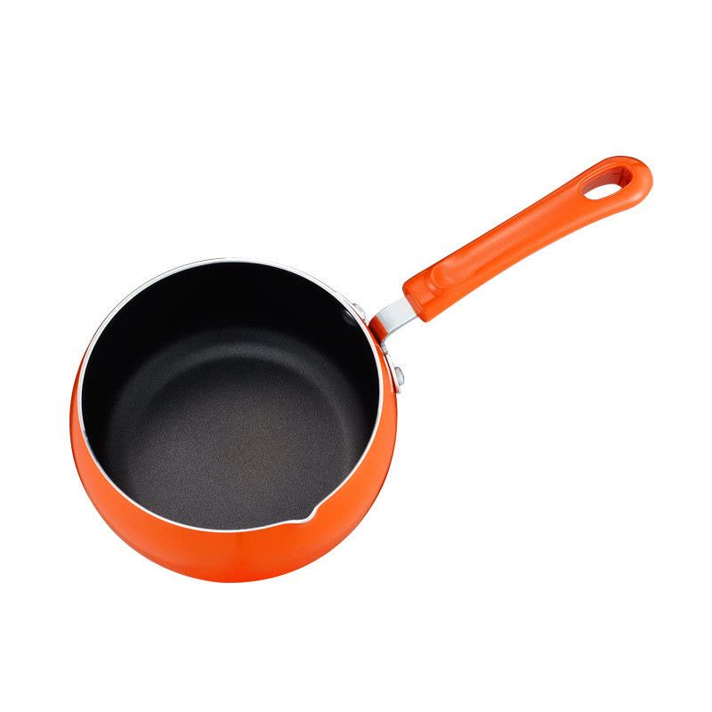 爱仕达(ASD)新不粘奶锅16cm 加厚复底小汤锅 宝宝辅食锅 持久耐用易清洗不粘锅大容量 燃气明火专用锅具WG8916图片