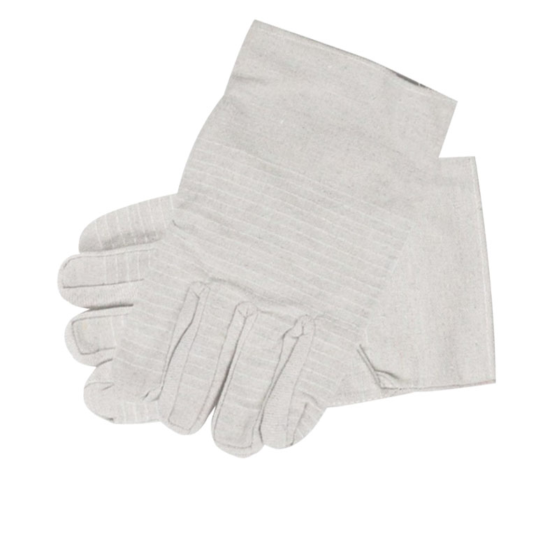 谐晟 帆布手套劳保手套耐磨电焊防护厂家双层24线6线单层 定制 全衬24线白甲帆布手套双层满衬高清大图