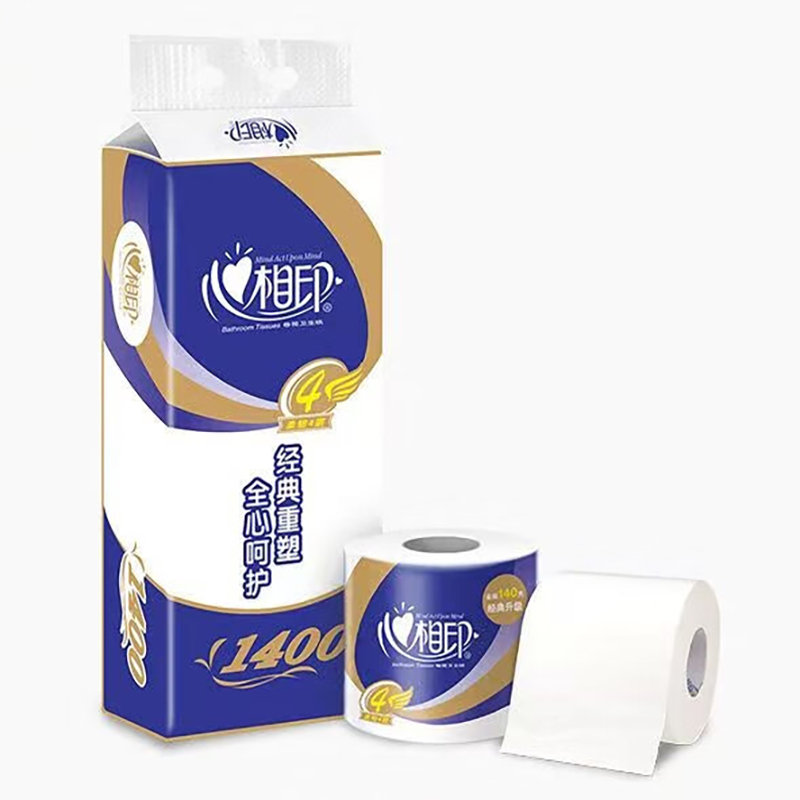 心相印 家用卷纸卫生纸 4层 140g/卷*10卷/提 BT910