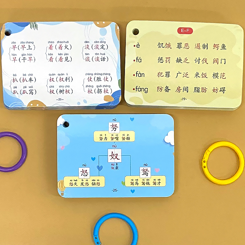 形近字(96页)扫码跟练 小学通用 [正版]形近字同音字训练大全小学生学习记忆卡片幼小衔接汉字速记卡思维导图速记汉字读背