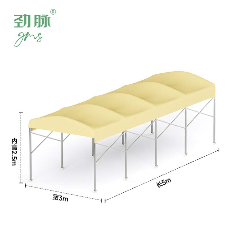 劲脉 伸缩帐篷 5*3*2.5M 顶高清大图