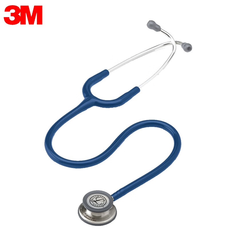 3M听诊器Littmann通用双面型第三代听诊器双头双膜片变频成人儿童学生听诊器医生专用 5622海蓝