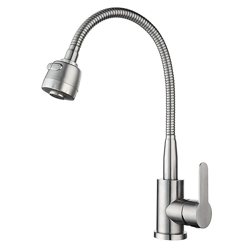 LONMATE 304不锈钢冷热水龙头SL1208 一个高清大图