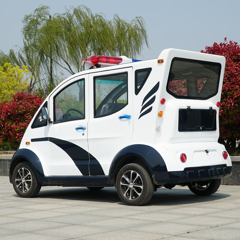 德武军恒5座电动巡逻车物业景区观光车4000瓦+72v120ah*6只铅酸电池刹车助力方向助力