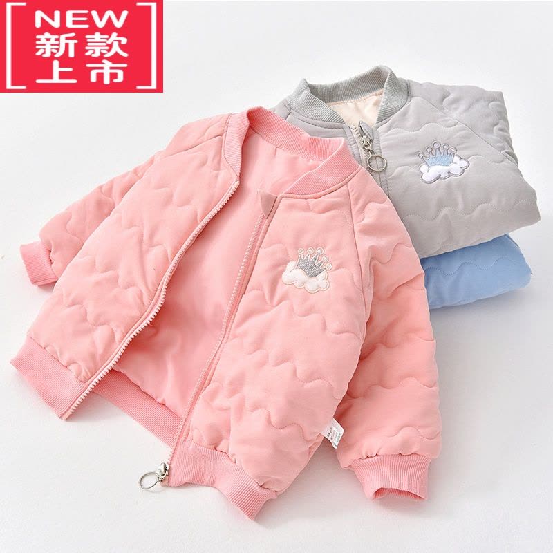 可莉允宝宝棉衣秋冬装外套洋气儿童棉服内胆夹棉男女小童潮婴儿棉袄加厚图片