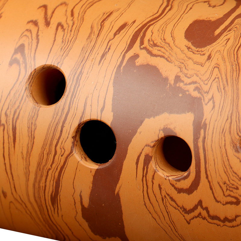 10孔埙 奇幻岩纹演奏埙 乐器 送埙教程 底座 指