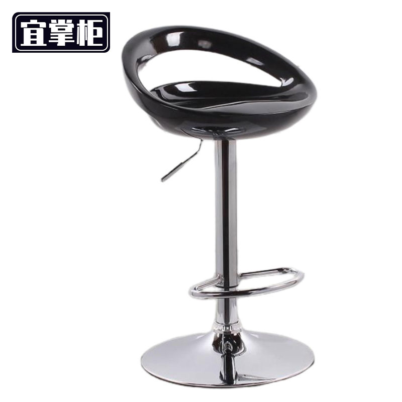 宜掌柜 升降吧台椅 黑色 个高清大图