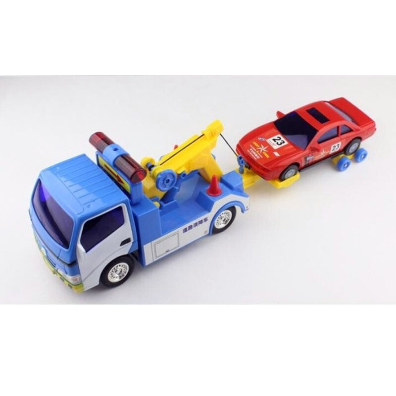 车32527清障车组合惯性工程车力利工程车汽车模型套装玩具清障车组合