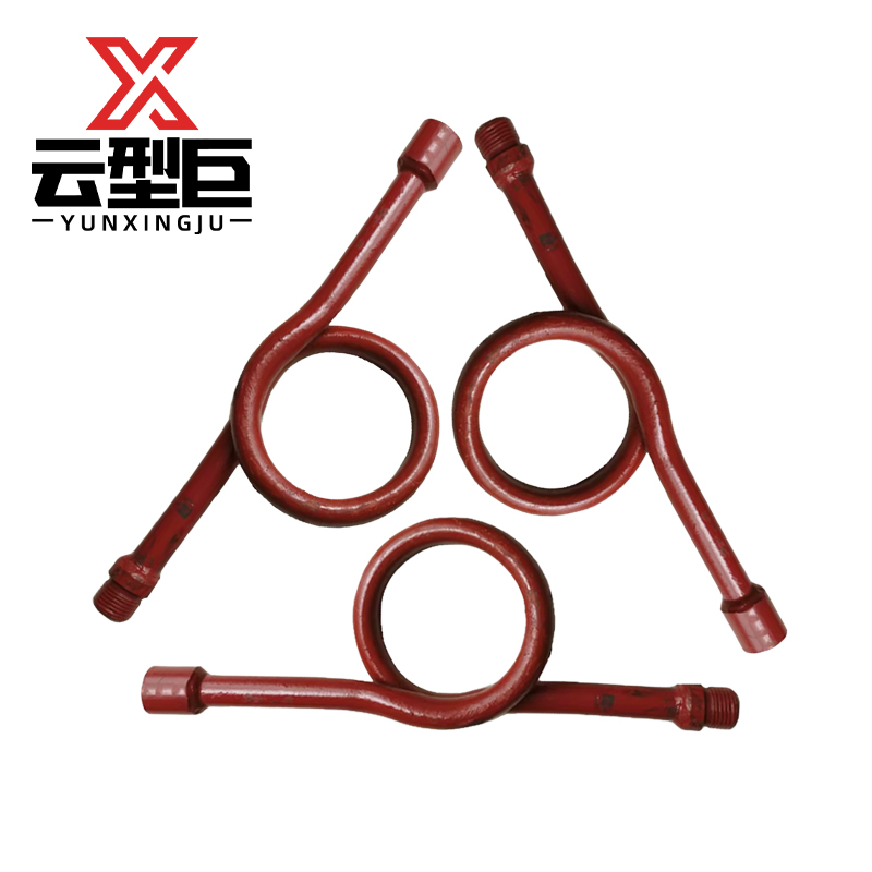 云型巨 压力表缓冲管内外丝三通旋塞弯管 压力管表弯 DN15 单位:个高清大图