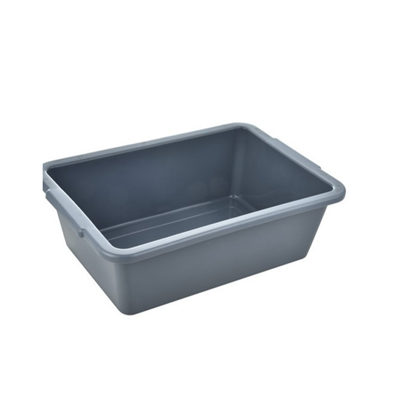 塑料收纳盒 长52CM宽38CM高16CM 灰色 1个