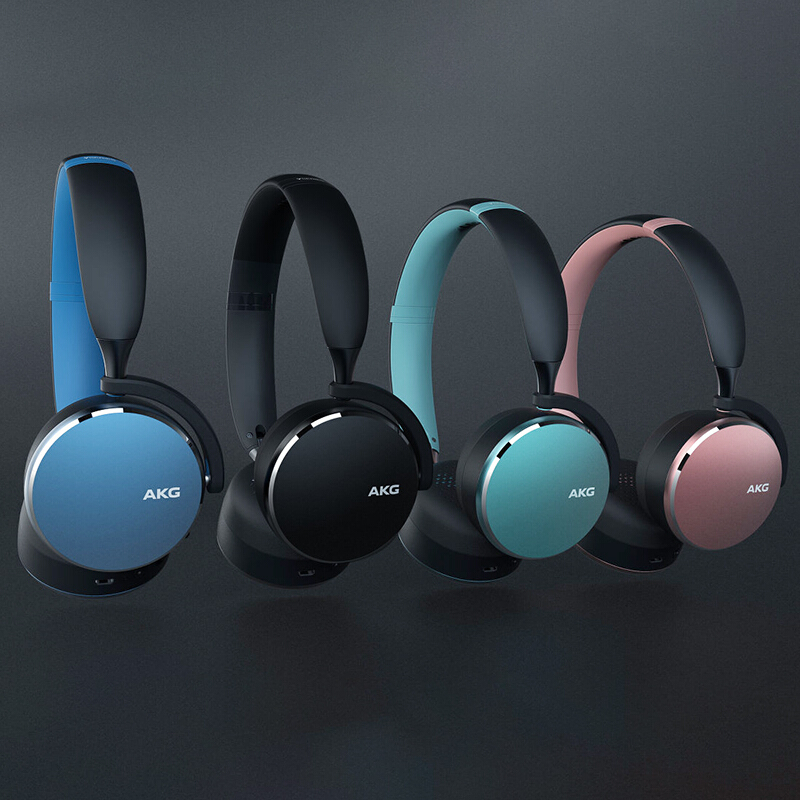 爱科技(AKG) Y500 WIRELESS无线蓝牙耳机 头戴式游戏耳机 手机通用 环境感知可通话 海洋绿