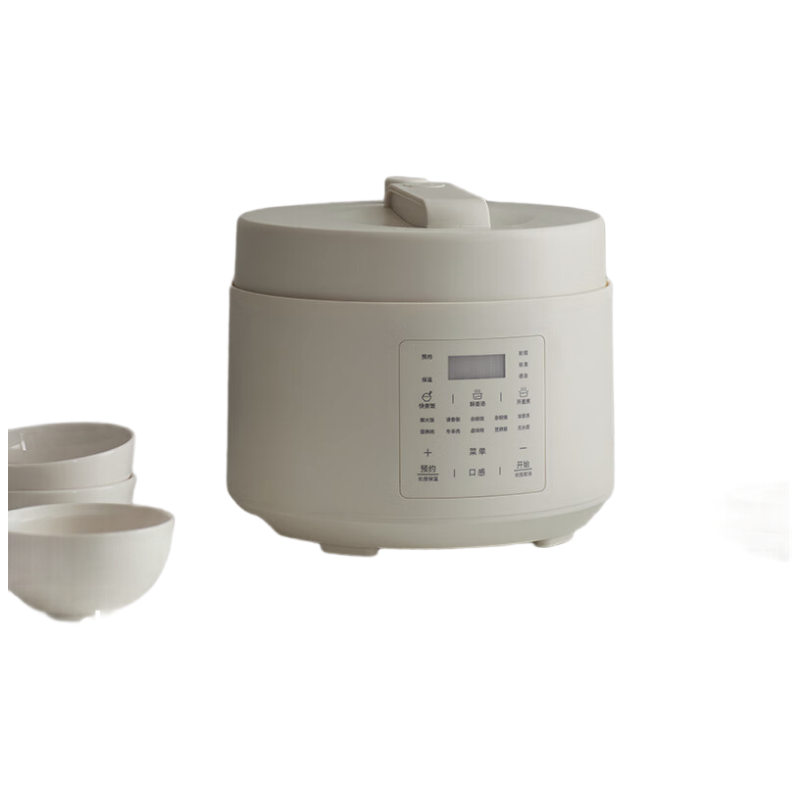 歐萊克 OLK-406D(4L电压力锅 单胆款(陶瓷釉)陶白色DYLG00803) 电压力锅 圆满高压电饭锅家用多功能