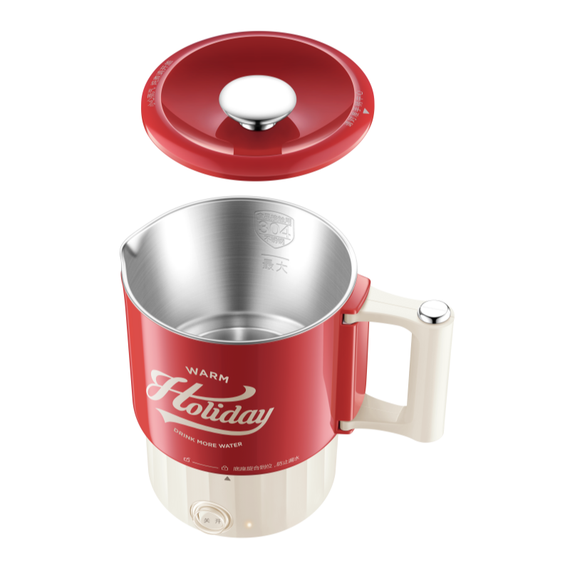 苏泊尔多功能防干烧不锈钢电水壶1.1L小容量底盘加 SW-08S02A高清大图