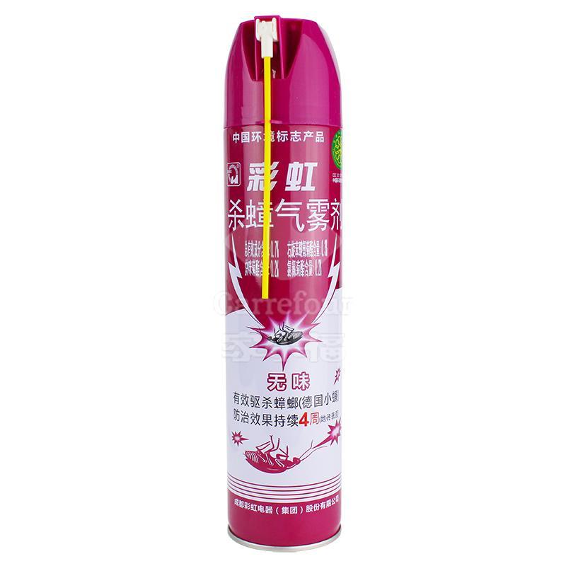 彩虹杀蟑气雾剂无味600ml