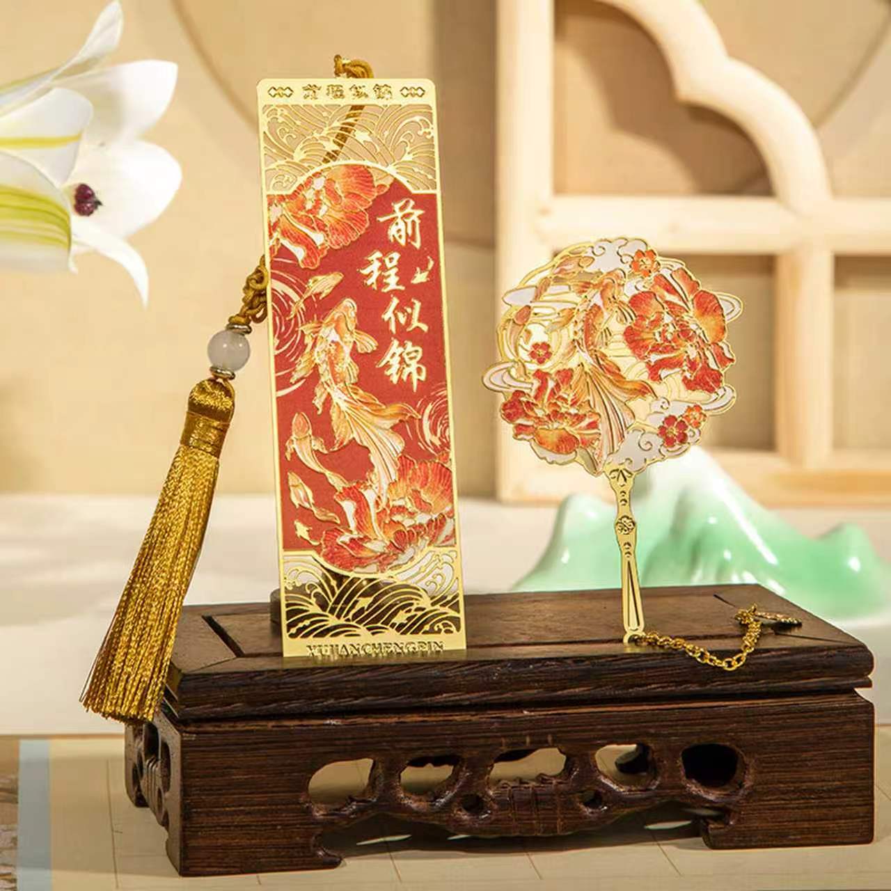 递乐SQ361金属书签套盒高清大图