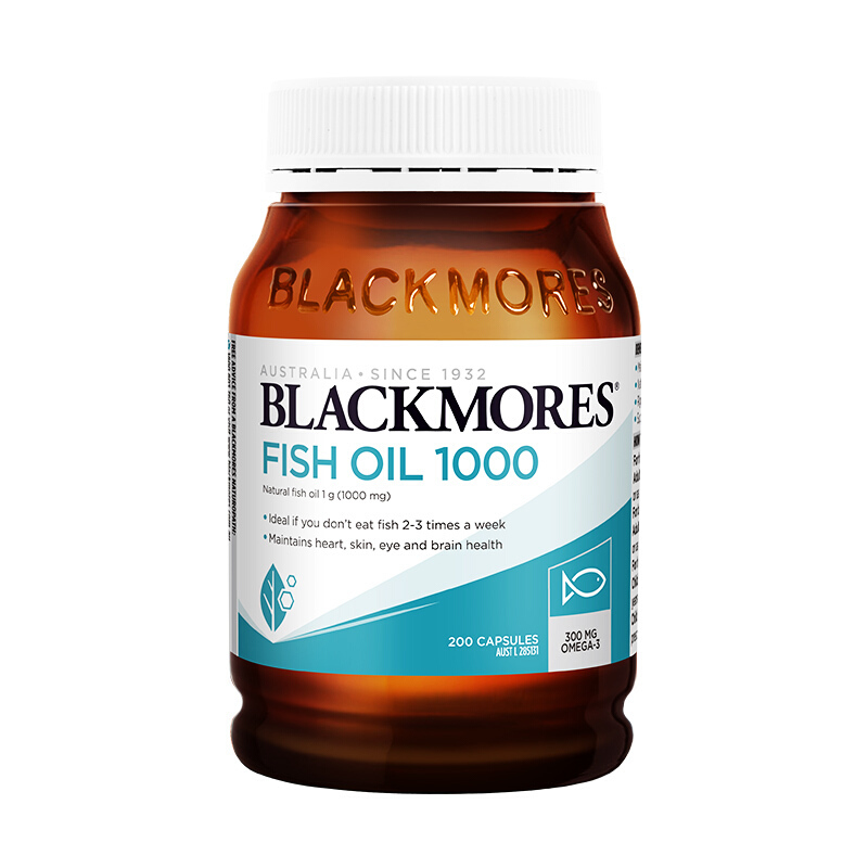 Blackmores澳佳宝深海鱼油软胶囊 原味400粒1000mg