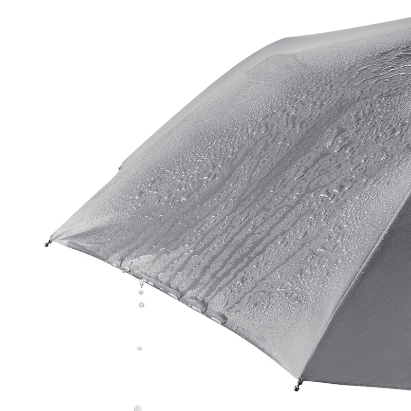 外交官(Diplomat)环扣自动晴雨伞DFJ-606 规格:58cm*10K 灰色高清大图