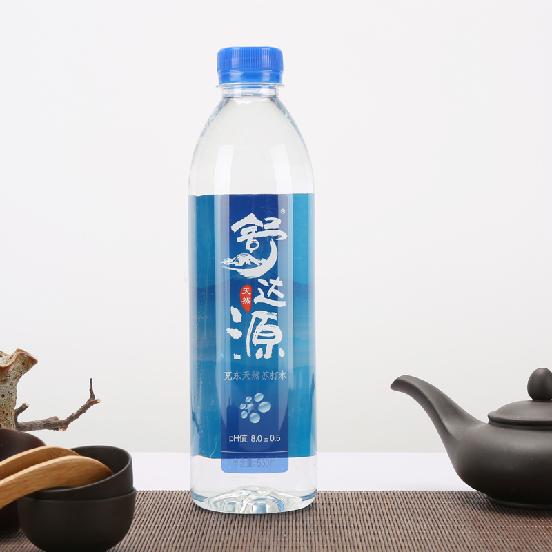 舒达源 天然苏打水碱性水 备孕 无气无糖 550ml*24瓶装 矿泉水整箱