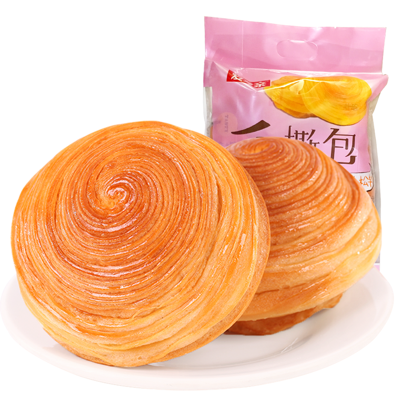 爱乡亲 糕点 面包 手撕面包338g(早餐面包)高清大图