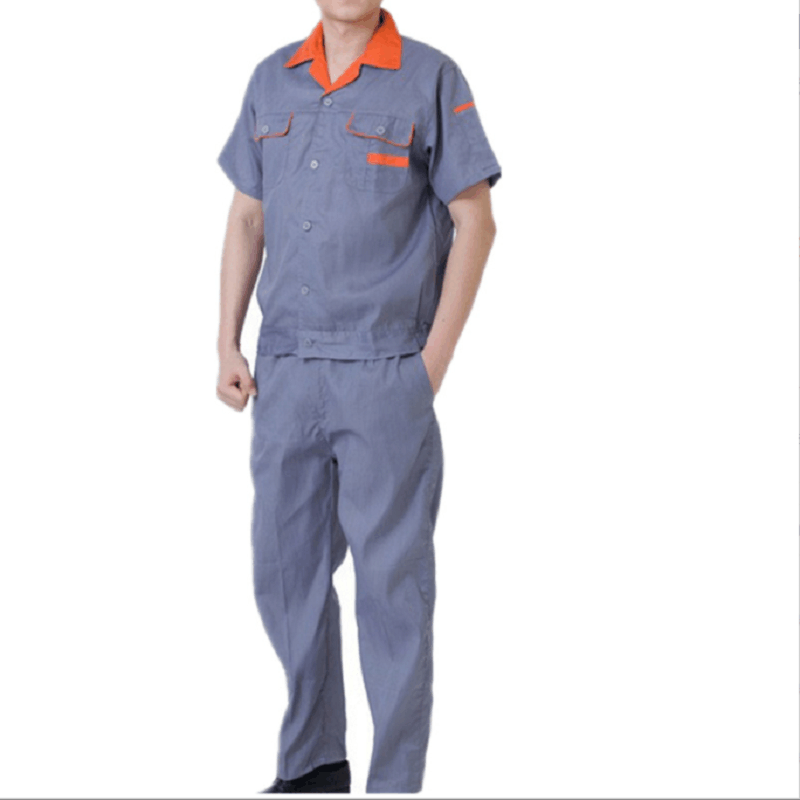 京嘉(JINGJIA) 短袖工作服 套装 夏季工装可定制 劳保服耐磨耐脏工装服图片