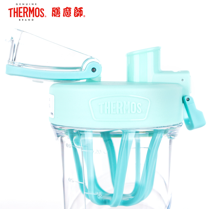 【时尚摇摇杯】（美国进口Tritan材质 膳魔师运动摇摇杯 TP4086 BG 710ml/塑料/不保温/THERMOS