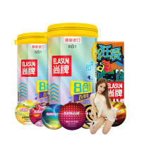 尚牌Elasun原装进口避孕套 情趣组合套 送疯狂爱6片+情趣内衣 超薄款无香味冰火两重天大颗粒带刺狼牙套