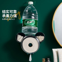 禧天龙纸巾盒壁挂式抽纸收纳盒挂壁式墙上粘贴厕所挂墙壁厨房悬挂 随机色