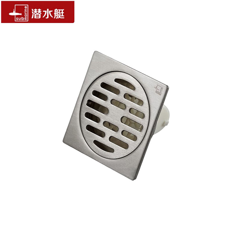 潜水艇不锈钢加厚防臭地漏GF50-10B/个高清大图