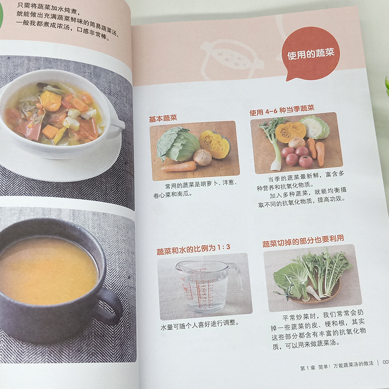 [醉染正版]正版 蔬菜汤 前田浩著 中医养生健身与保健食谱蔬菜汤的作用蔬菜汤的种类功效以及制作食用和保存方法高清大图