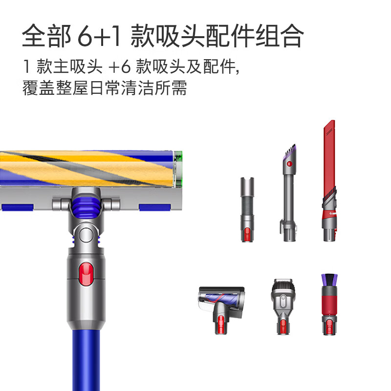 戴森(Dyson) 手持无线吸尘器 除螨 宠物 家庭适用 G5 Detect Fluffy高清大图