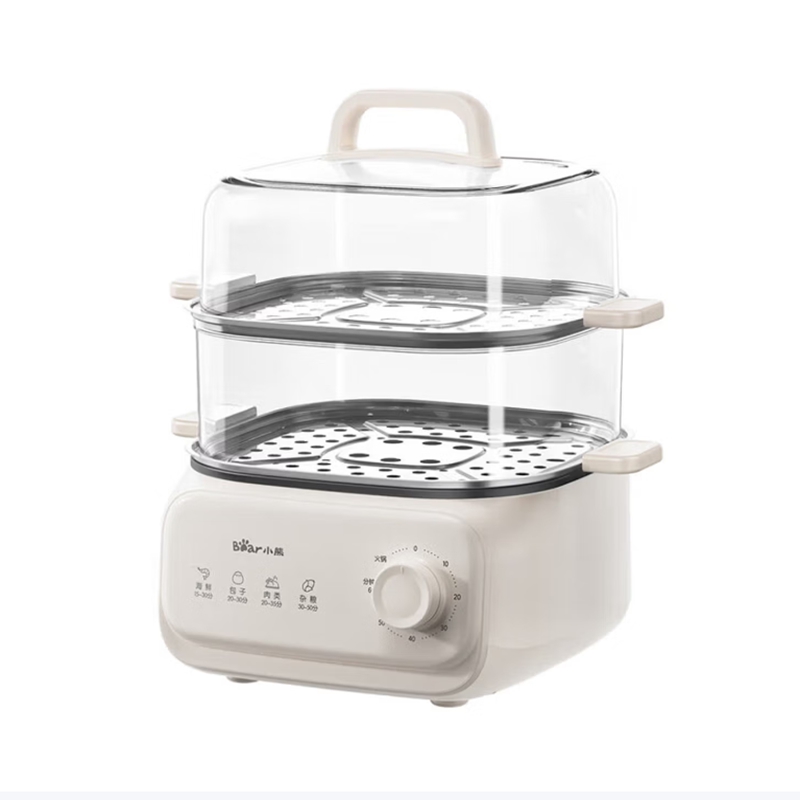 小熊(bear)电蒸锅 蒸蛋器 电蒸笼 多功能早餐包子电热煮锅可预约定时 DZG-SA0H6多功能锅