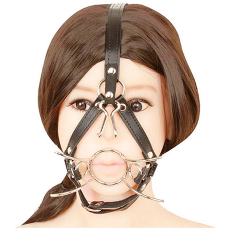 吉祥小炮sm用品 吉祥小炮马具型鼻钩子嘴唇形张口张开口器抬头钢铁环