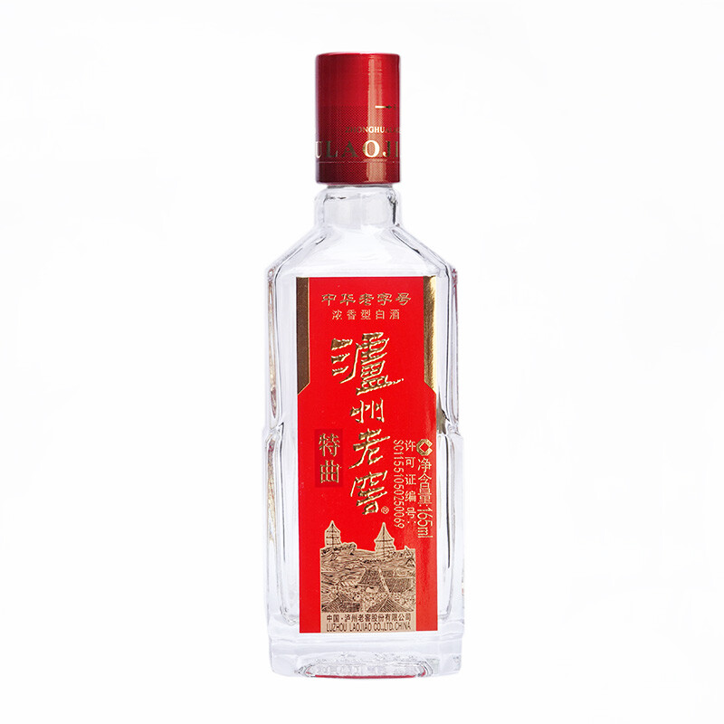 泸州老窖2022年特曲老字号52度165mL*1瓶 浓香型白酒小酒