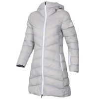 阿迪达斯(adidas)女装新款运动保暖长款羽绒服外套BS0982