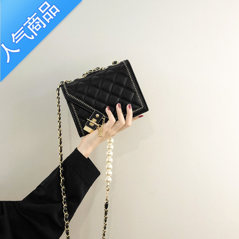 封后小众设计小包包女包2022新款感洋气菱格链条包夏季迷你斜挎包女斜挎包