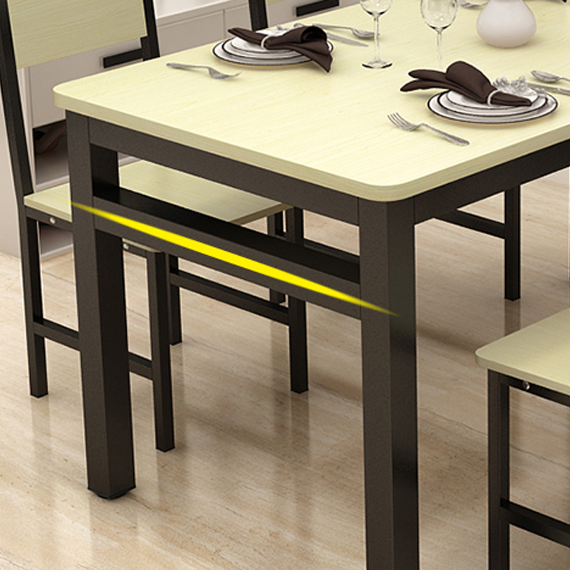 融优利品酒店桌椅长条桌椅一桌四椅1200600mm套