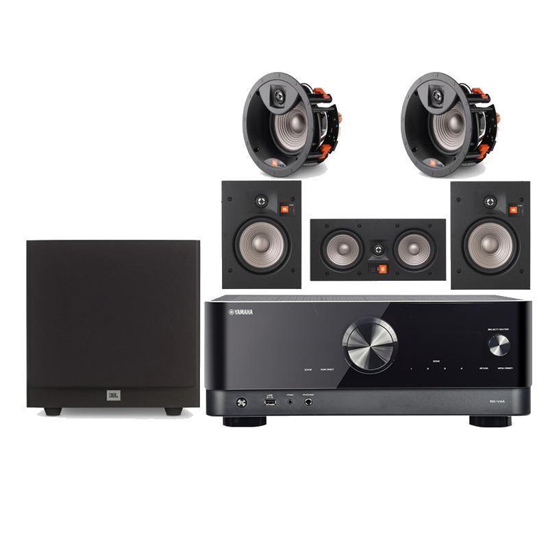 jblstudio26ic8ic6iw55iw套装吸顶隐蔽式音响51家庭影院吊顶嵌入式65