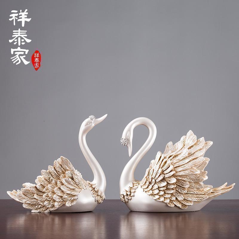 天鹅酒架家居家装饰品房间创意酒柜电视柜客厅玄关 结婚新婚_388