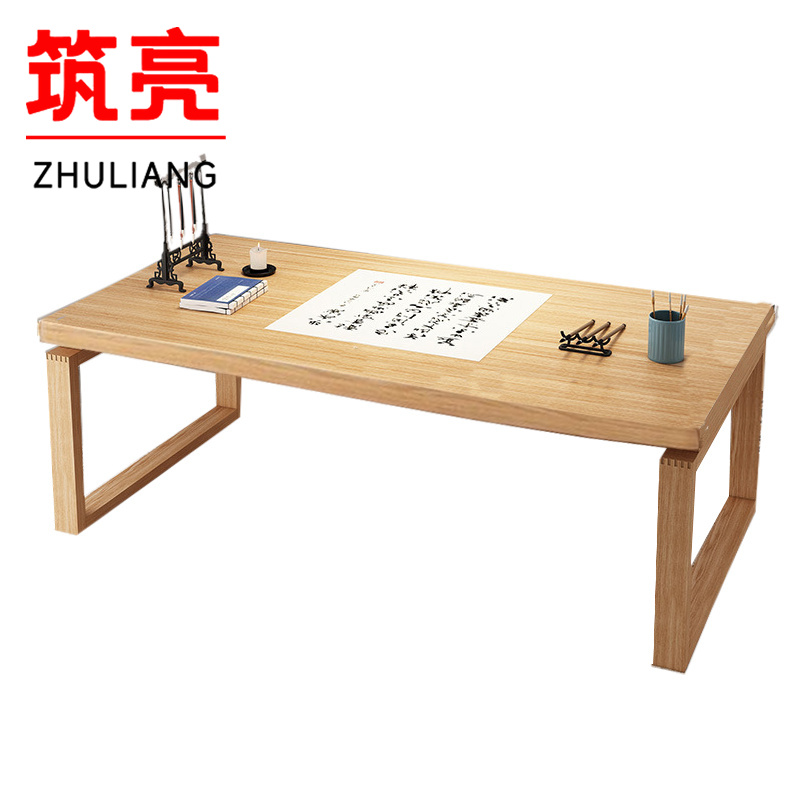 筑亮 书法桌 160cm原木色 张高清大图