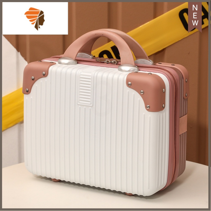 14寸化妆箱手提箱子小行李箱迷你旅行箱轻便16寸大容量旅行化妆包三维