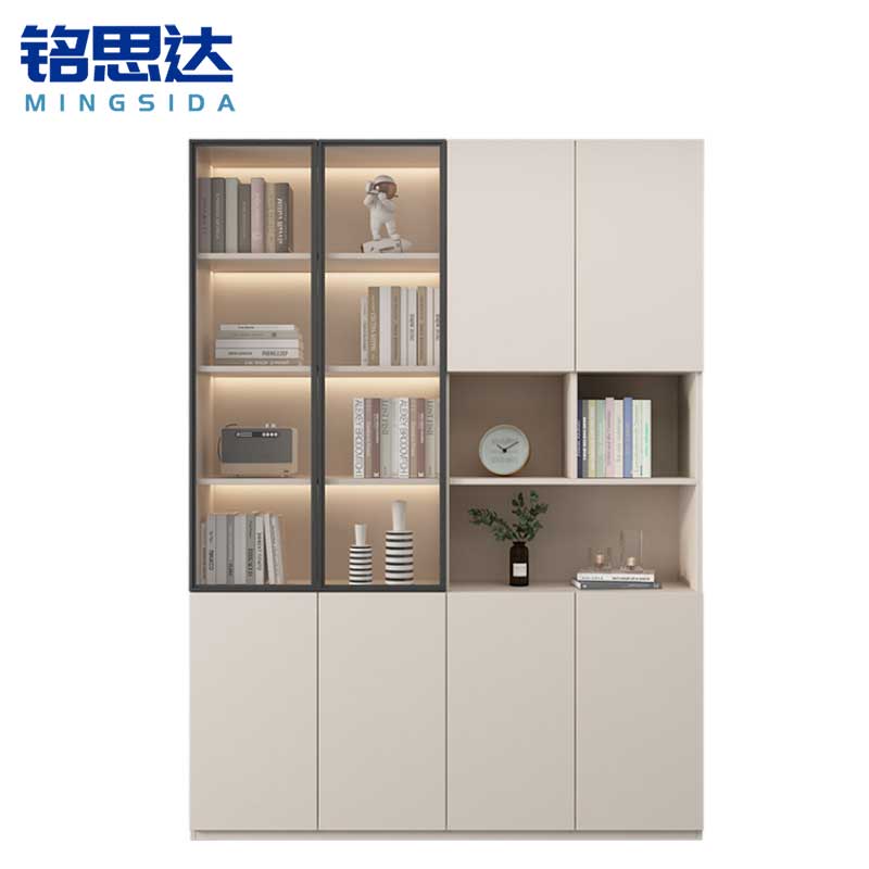 铭思达书柜展示柜 1.5米四门 台