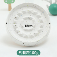 猫碗陶瓷狗碗食碗狗狗护颈饭碗防打翻宠物狗盆小型犬猫粮猫咪食盆 凹凸曼食陶瓷碗