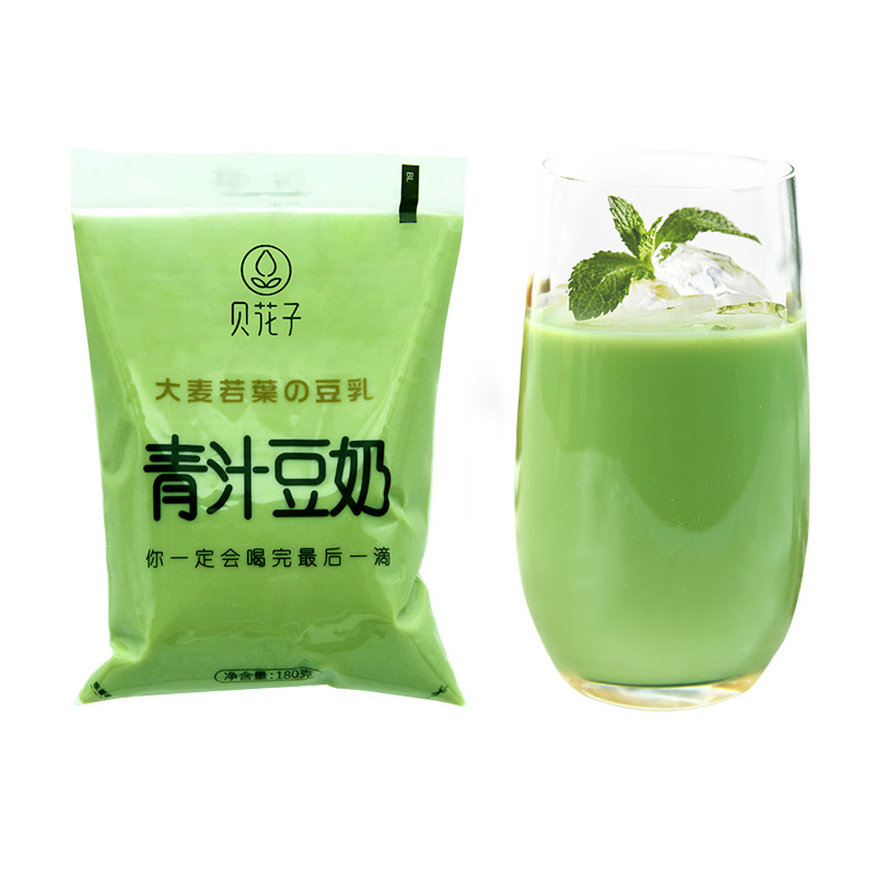 贝花子青汁豆奶 营养即喝青汁豆奶网红饮品 180ml*12袋整箱