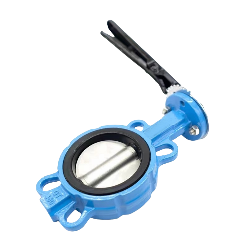 时速 手柄对夹式蝶阀 D71X-16 DN100 个高清大图