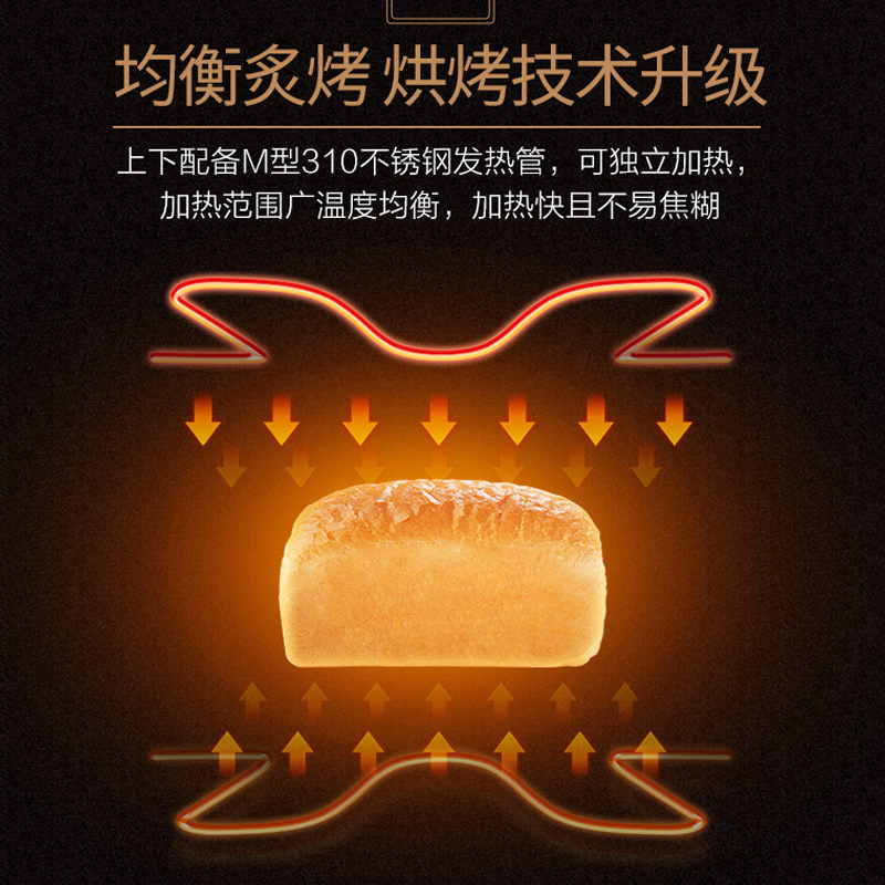 惠而浦(Whirlpool) WTO-CS261T高端家用多功能电烤箱蒸汽烤箱 智能多功能菜单蒸烤消毒解冻烹饪一体机