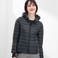 坦博尔女士轻薄羽绒服女春季韩版时尚休闲女装短款反季连帽百搭外套