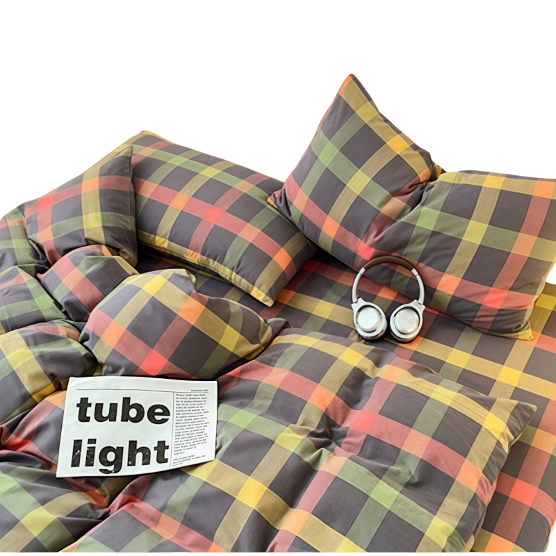 亿洛莱 床单被罩枕套三件套 1.2*2m 套高清大图