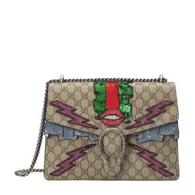 [宇博同款]GUCCI 古驰 驼色帆布女士挎包 400235-KWZYN-8700